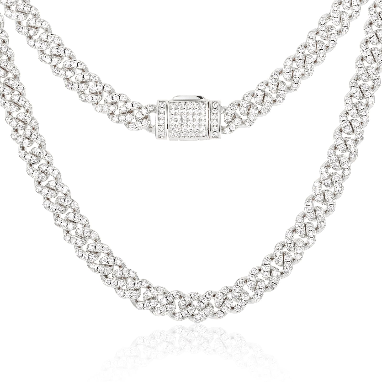 Ucciyo VVSI Moissanite Cuban Link Chain