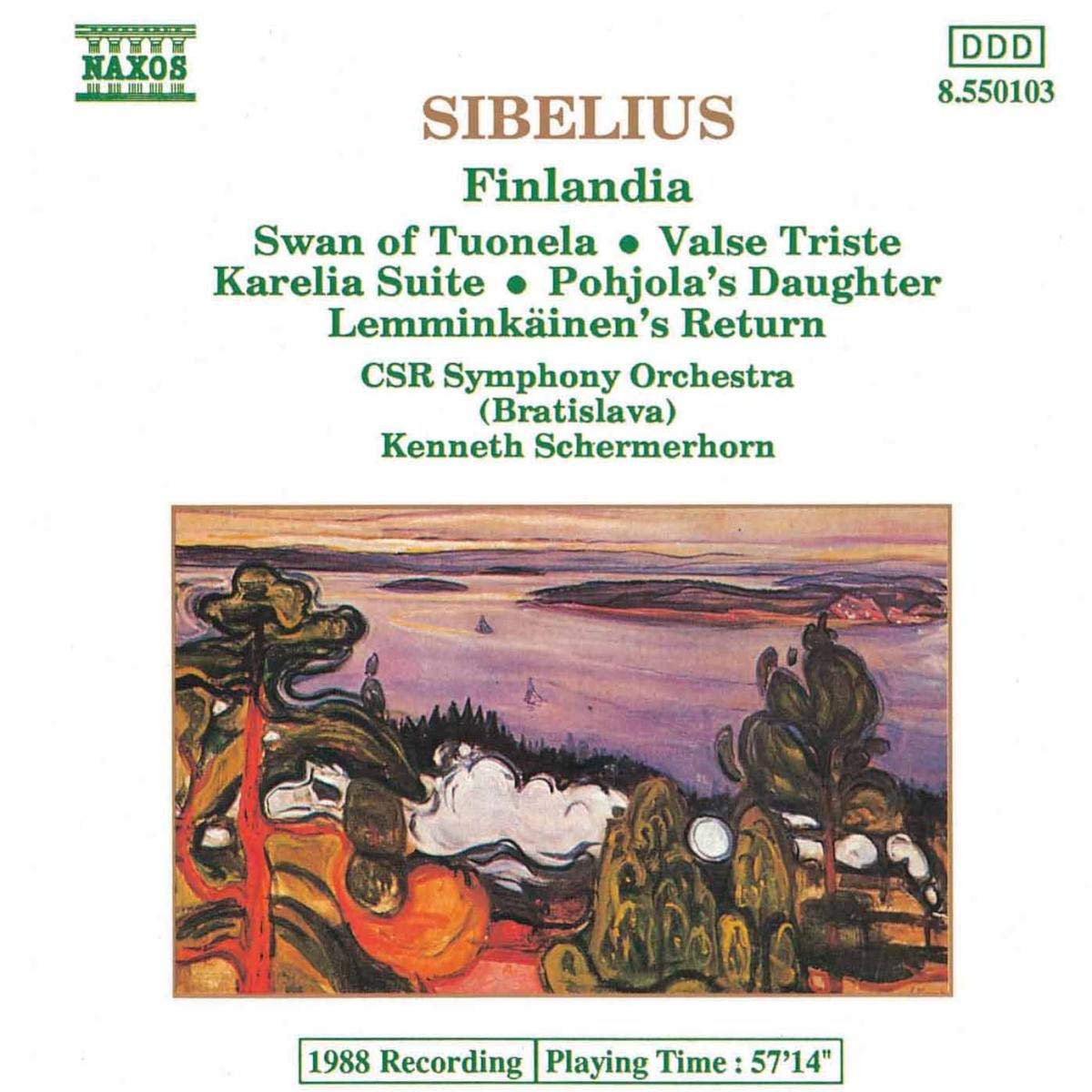Sibelius - Finlandia - Karelia Suite etc - CD Album - 1988 Pacific Music