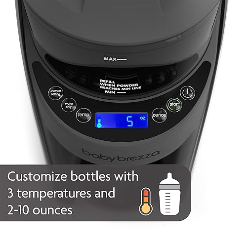 Miniatura 3 de Baby Brezza Nueva y mejorada máquina dispensadora de fórmula avanzada Formula Pro Mezcla automáticamente una botella de fórmula caliente al