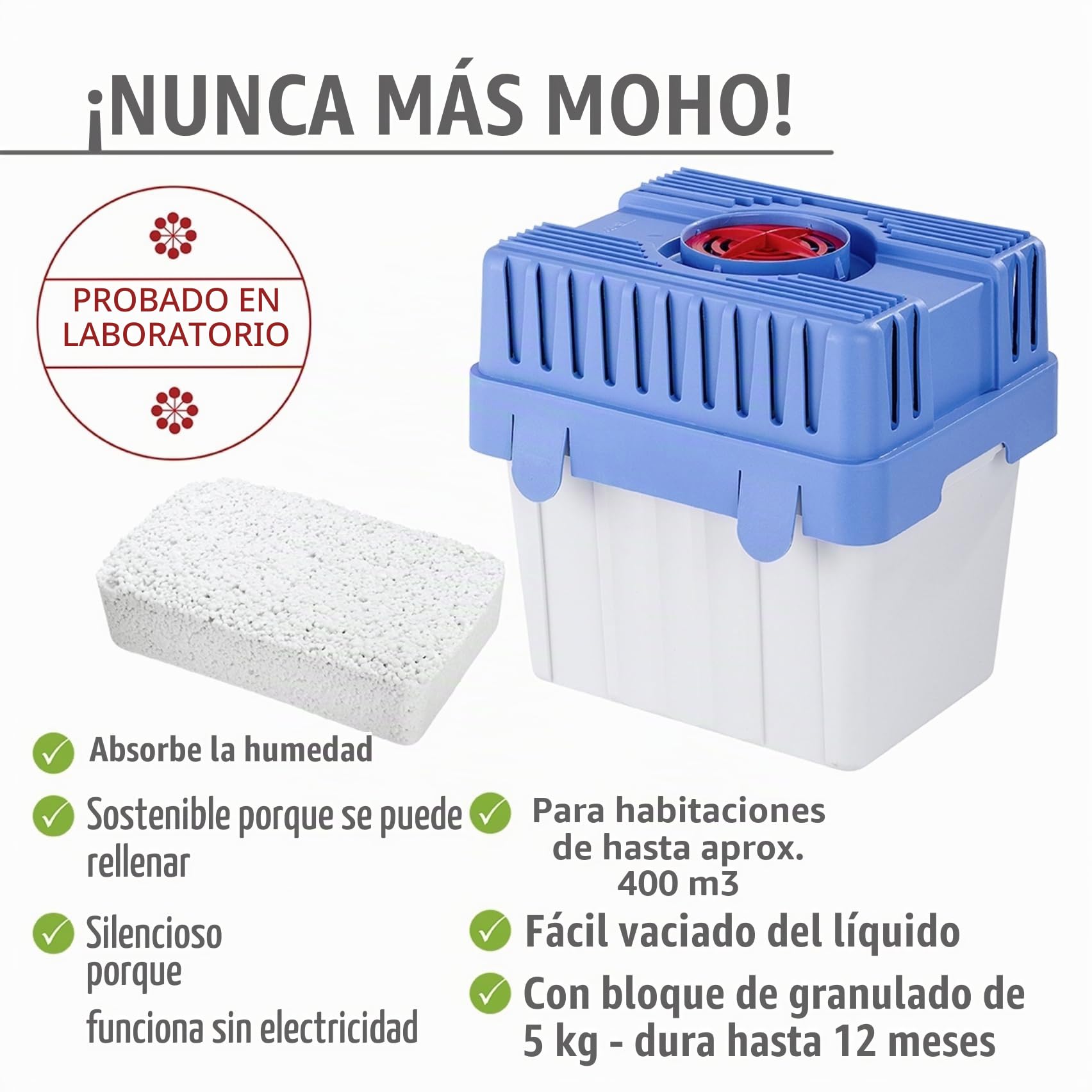 Wenko Maximex 5410050500 - Deshumidificador