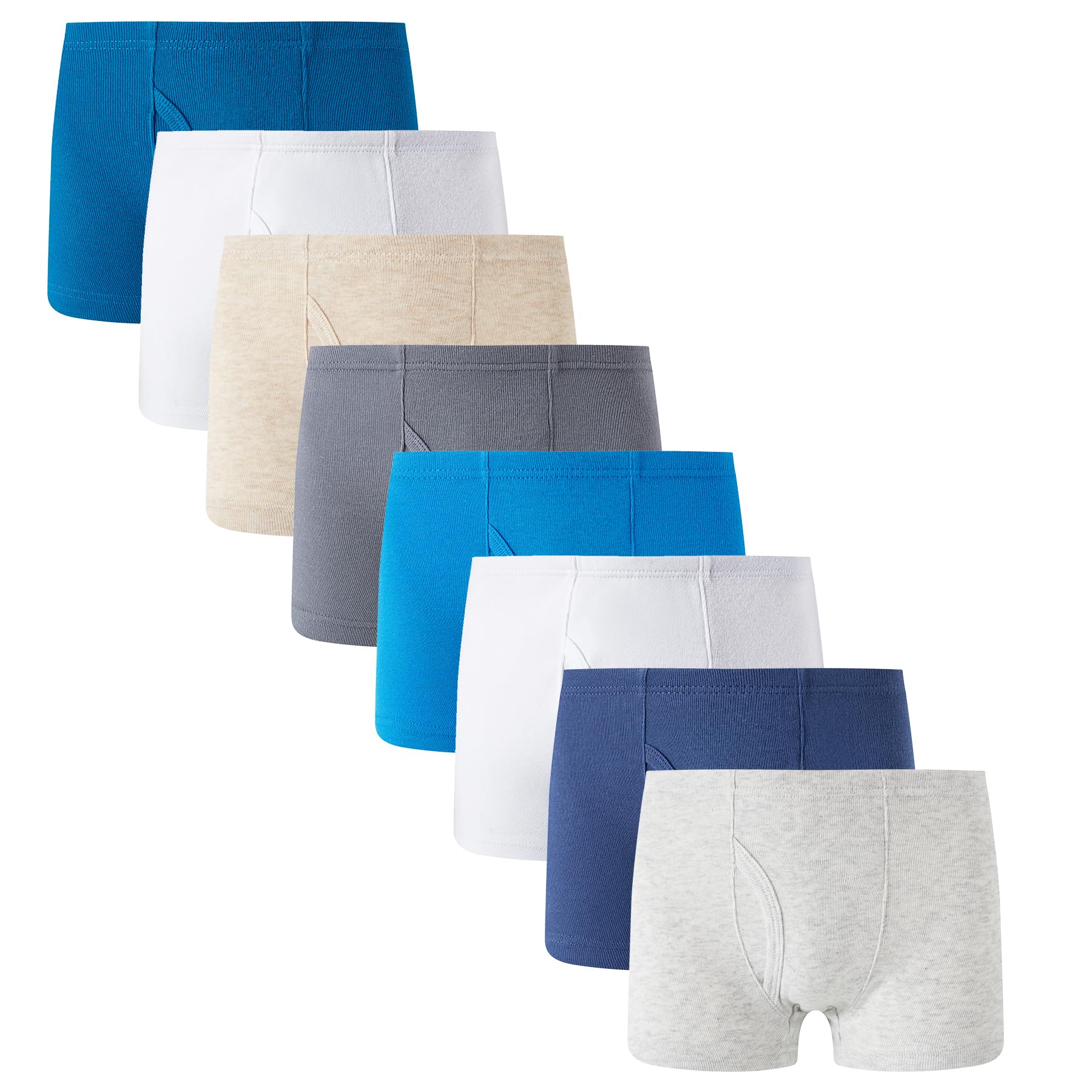 Little Boys Cotton Boxer Brief Soft Underwear Multipack