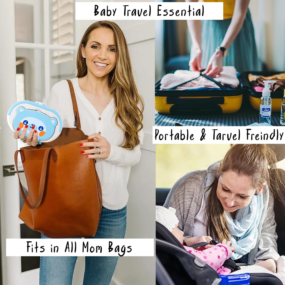 Tony Stark 6-in-1 Baby Bottle Cleaning Brush Set – Includes Silicone Bottle Brush, Nipple Cleaner, Straw Brush, Soap Dispenser, Storage Box, Bottle Drying Rack | Silicone Bristles (Cute Teddy_Blue) 3 71HXUIKBfBL. SL1080