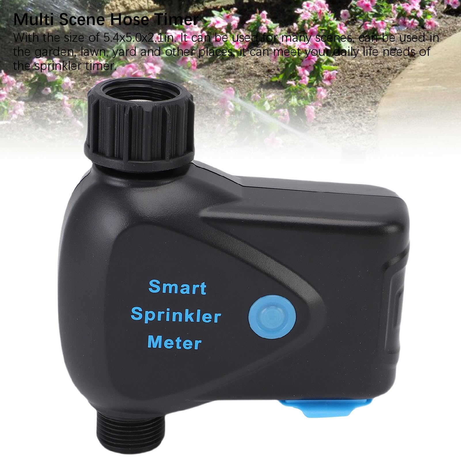 WiFi timer irrigazione timer irrigatore timer irrigazione WiFi timer irrigazione una presa sensore di misurazione dell'acqua integrato supporto per TUYA telecomando