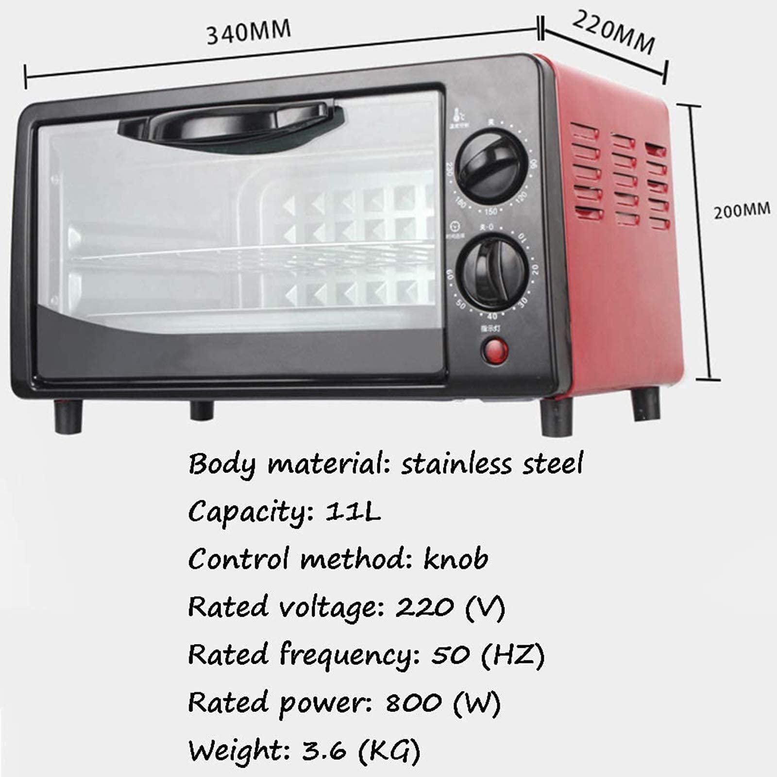 Kuchenka mikrofalowa 800 W z płytą grillową i stojakiem na żywność, regulowana temperatura, timer 60 minut, kompaktowa konstrukcja blatu do małych kuchni