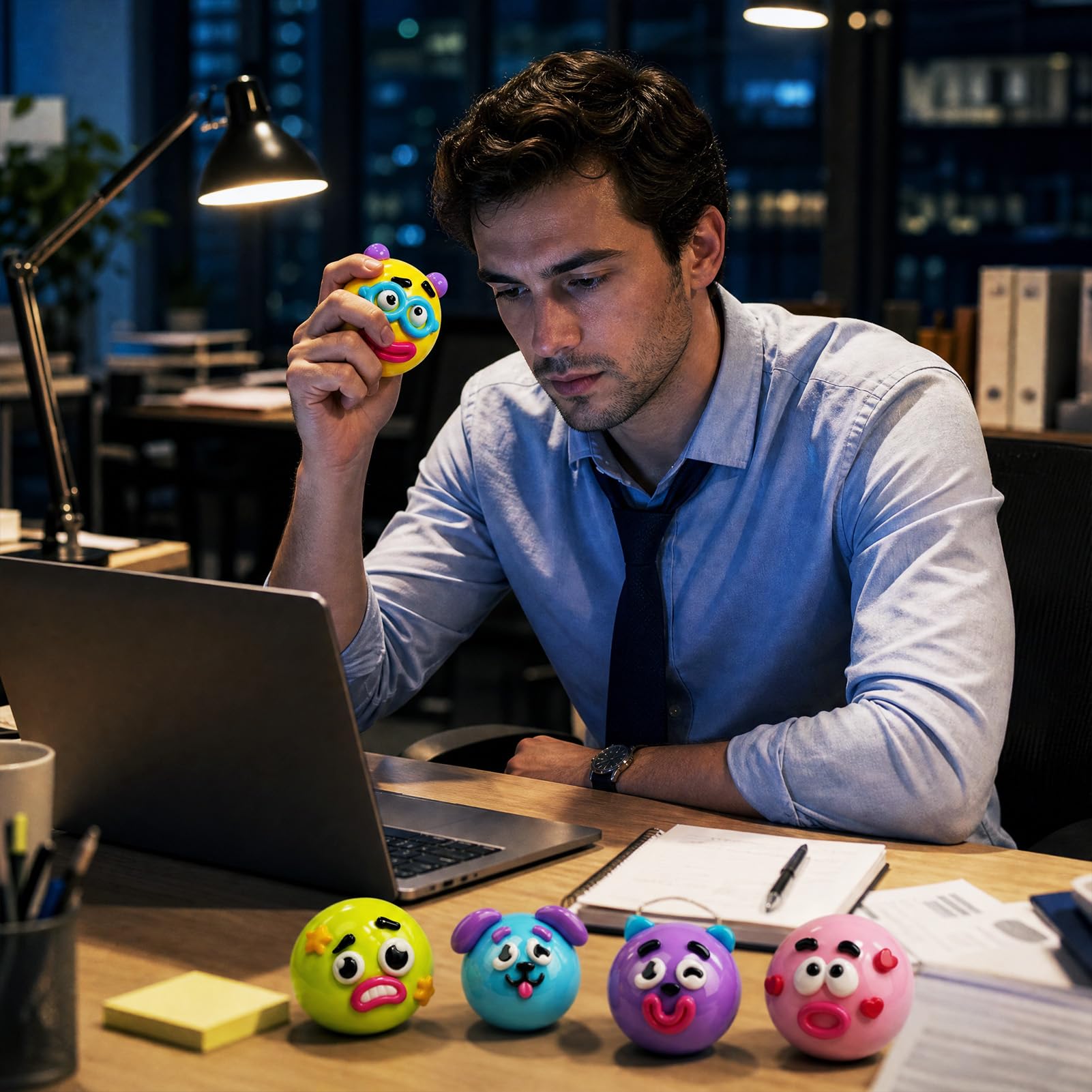 SERTAS Dog Squishy Fidget Toy Slow Rise Squeeze Ball with Funny Expression Design - Image 7