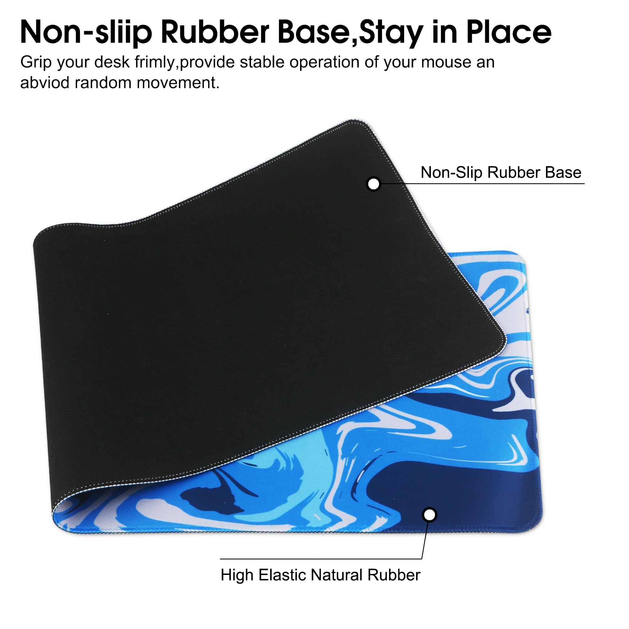 Tapis De Souris De Jeu En Caoutchouc Souple