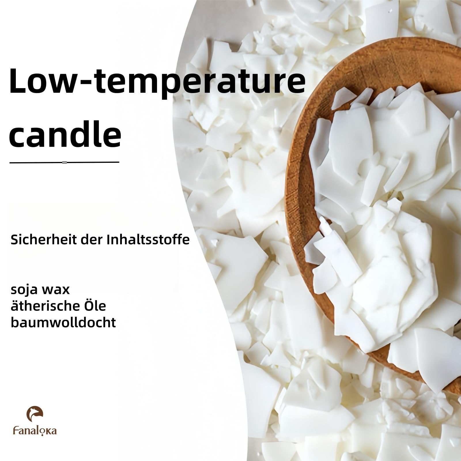 Candela a bassa temperatura per wax play, senza profumo, 50°C, 312g, cera staccabile (Rosso)