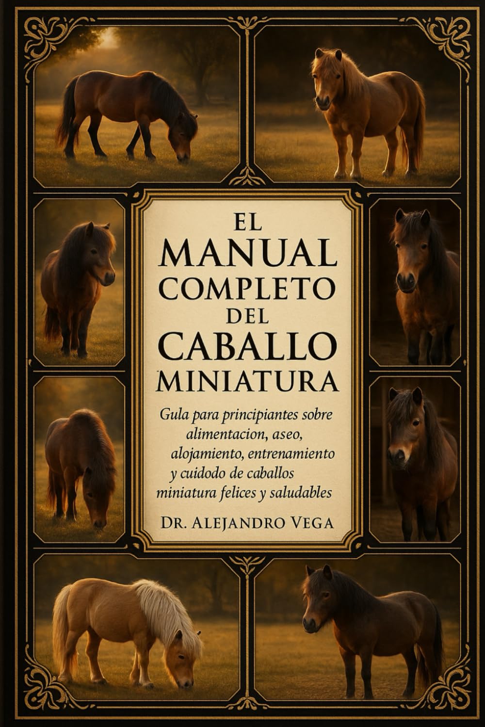EL MANUAL COMPLETO DEL CABALLO MINIATURA: Guía para principiantes sobre alimentación, aseo, alojamiento, entrenamiento y cuidado de caballos miniatura felices y saludables.