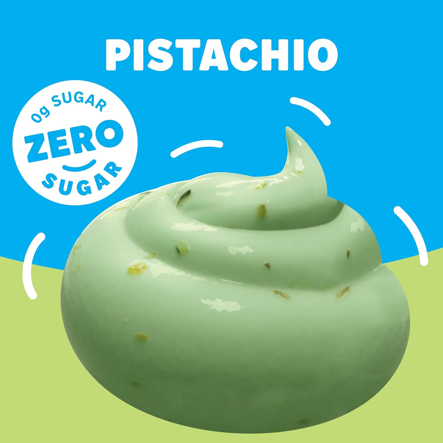 Jell-O Zero Sugar Instant Pudding & Pie Filling Mix, Pistachio Flavor, Reduced Calorie Dessert for Baking, Pies & No-Bake Recipes, 1 oz (Pack of 12)