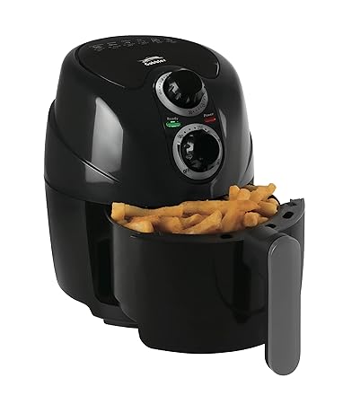 GOBBLER Electric Fryer 2 Liter 1200-Watts Healthy Fryer with 360 Degree Rapid Air Technology, Adjustable