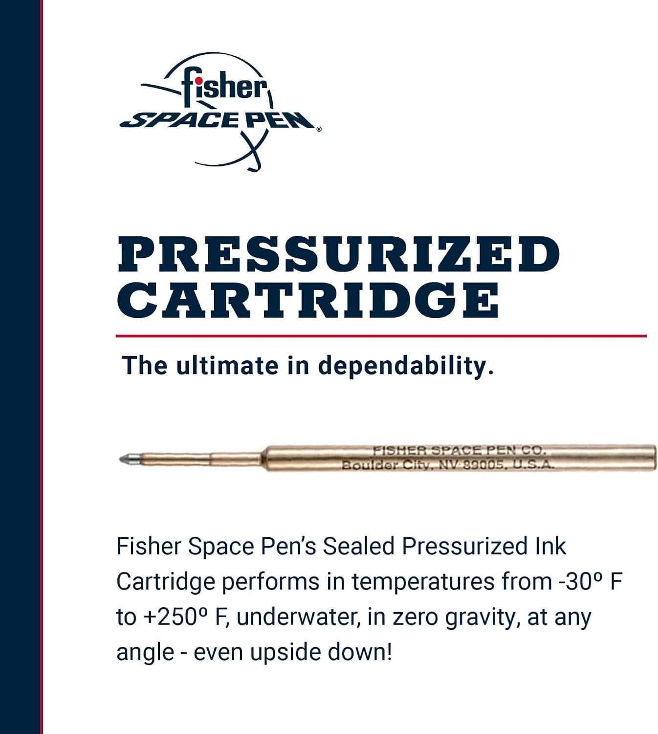 Fisher Space Pen Refill SPR4 Black Ink/Medium Point X 2