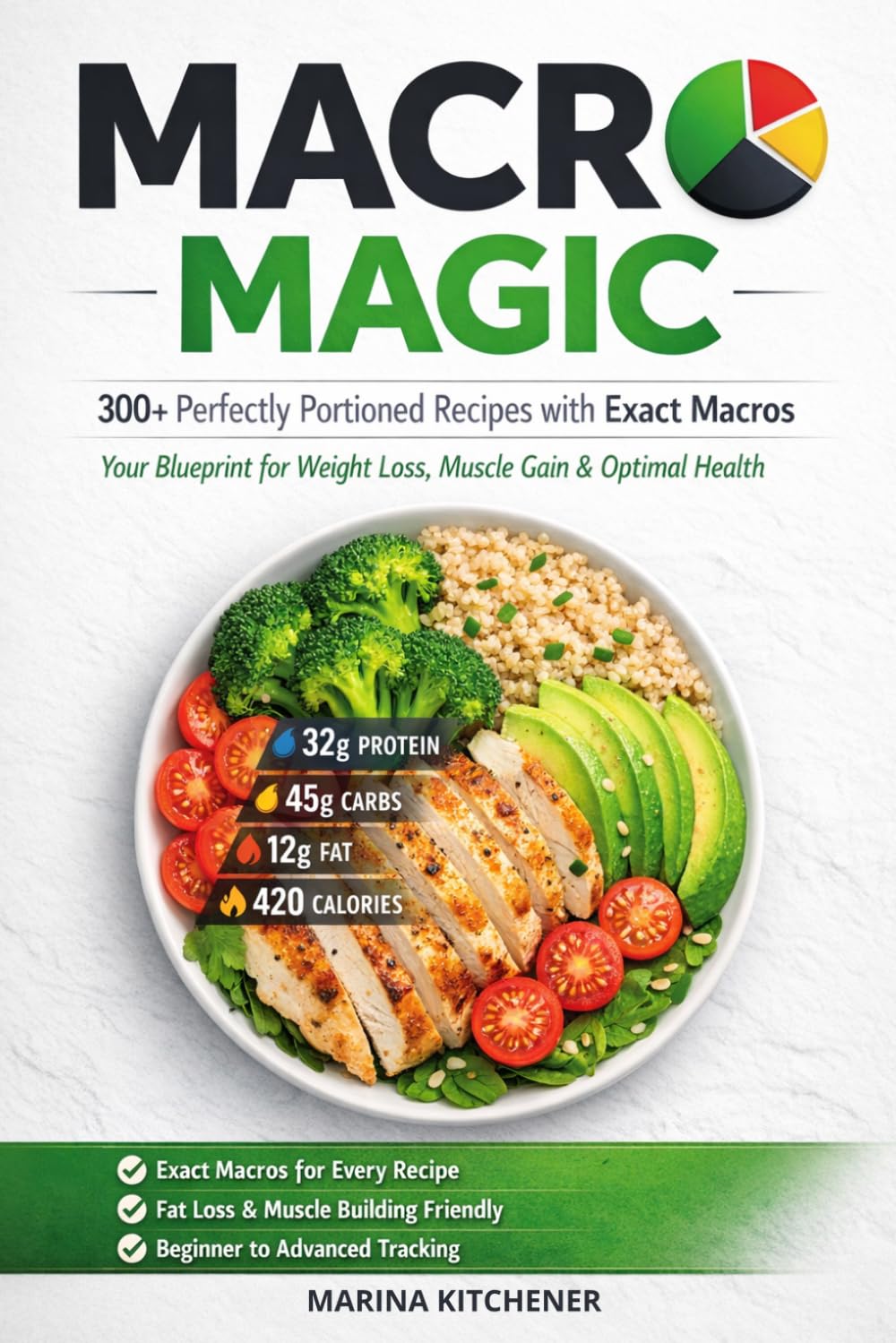 Macro Magic: The Complete Macro-Balanced Cookbook: 300+ Perfectly Portioned Recipes with Exact Macros: Your Blueprint for Weight Loss, Muscle Gain, and Optimal Health (The Metabolic Kitchen Series)