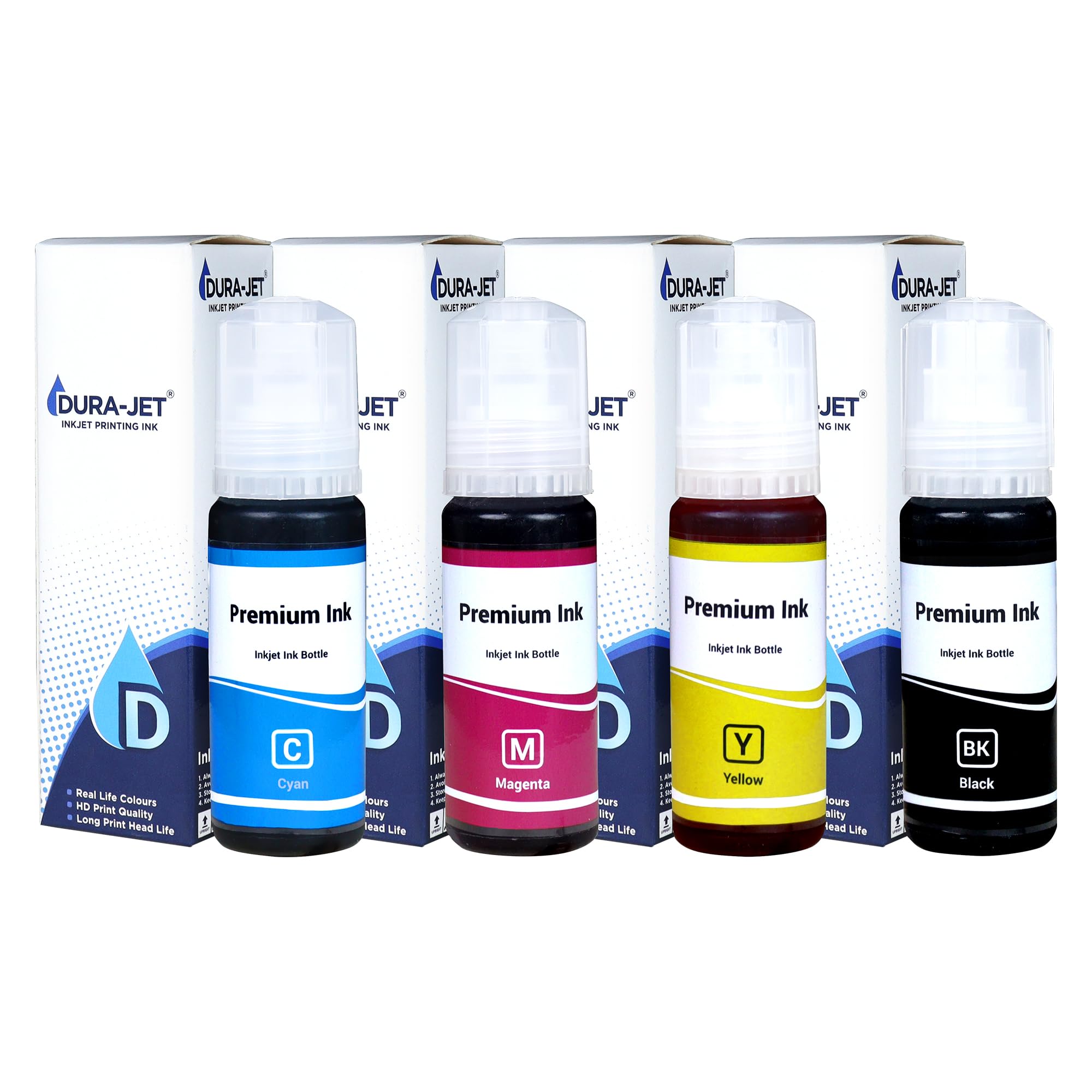 003 Compatible Refill Ink for Epson L3110,L3150,L3115,L3116,L3101,L3210,L3215,L3216,L3250,L1110,L3151,L3152,L3156,L5190 Printer - (70gm x C/M/Y/K) Ink Bottle - 501485,MULTI-COLOR PACK