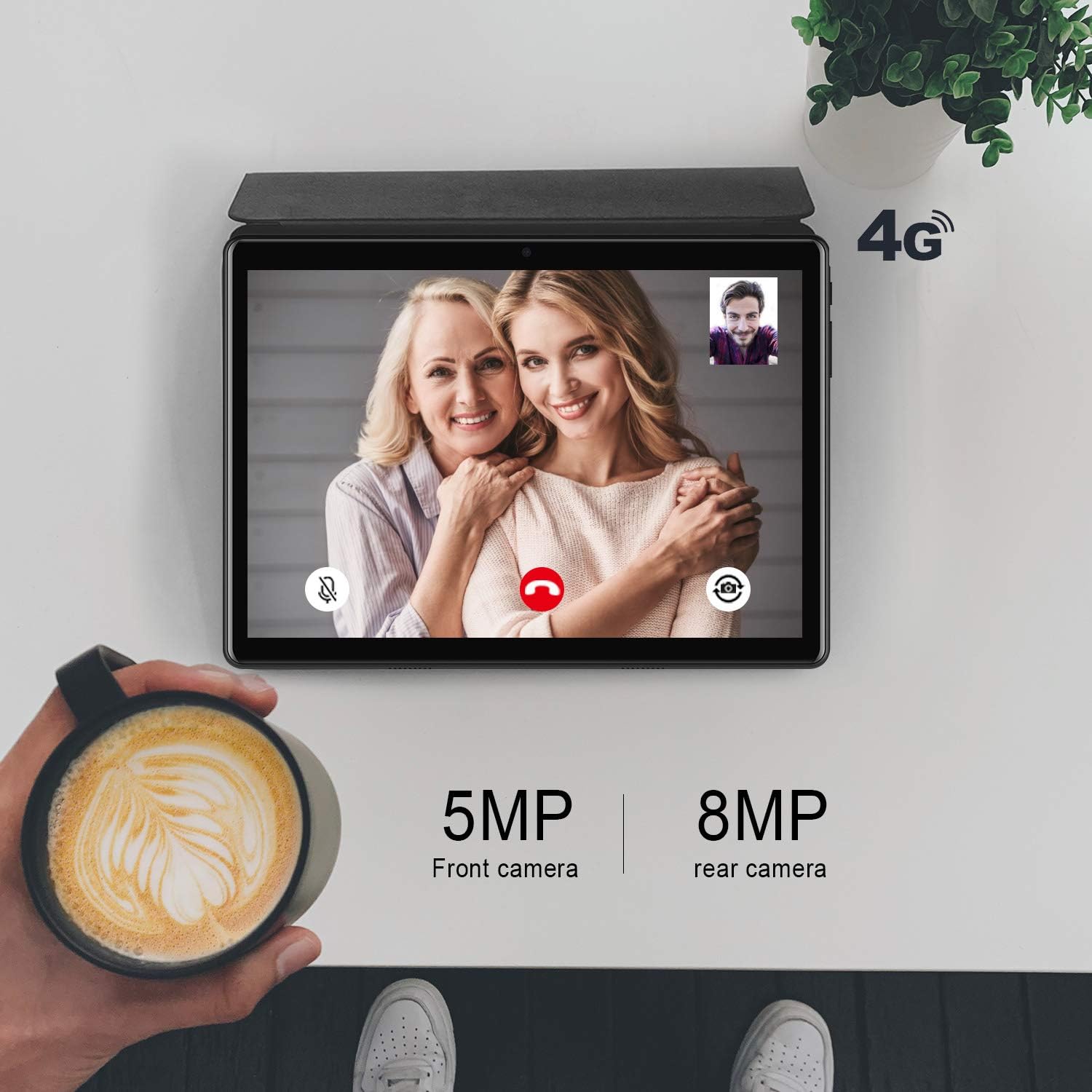 Exclusive Discount 70% Price AOYODKG 2 in 1 Tablet with Keyboard 10.1 Inch Android 10.0 Pie, 4GB RAM + 64GB ROM, Quad Core, Google GMS Certified, IPS HD Display, 8MP Dual Camera, Dual 4G SIM, 8000mAh, WiFi (Black) Best Deal Cheap 🛒 AOYODKG 2 in 1 Tablet with Keyboard 10.1 Inch Android 10.0 Pie, 4GB RAM + 64GB ROM, Quad Core, Google GMS Certified, IPS HD Display, 8MP Dual Camera, Dual 4G SIM, 8000mAh, WiFi (Black)