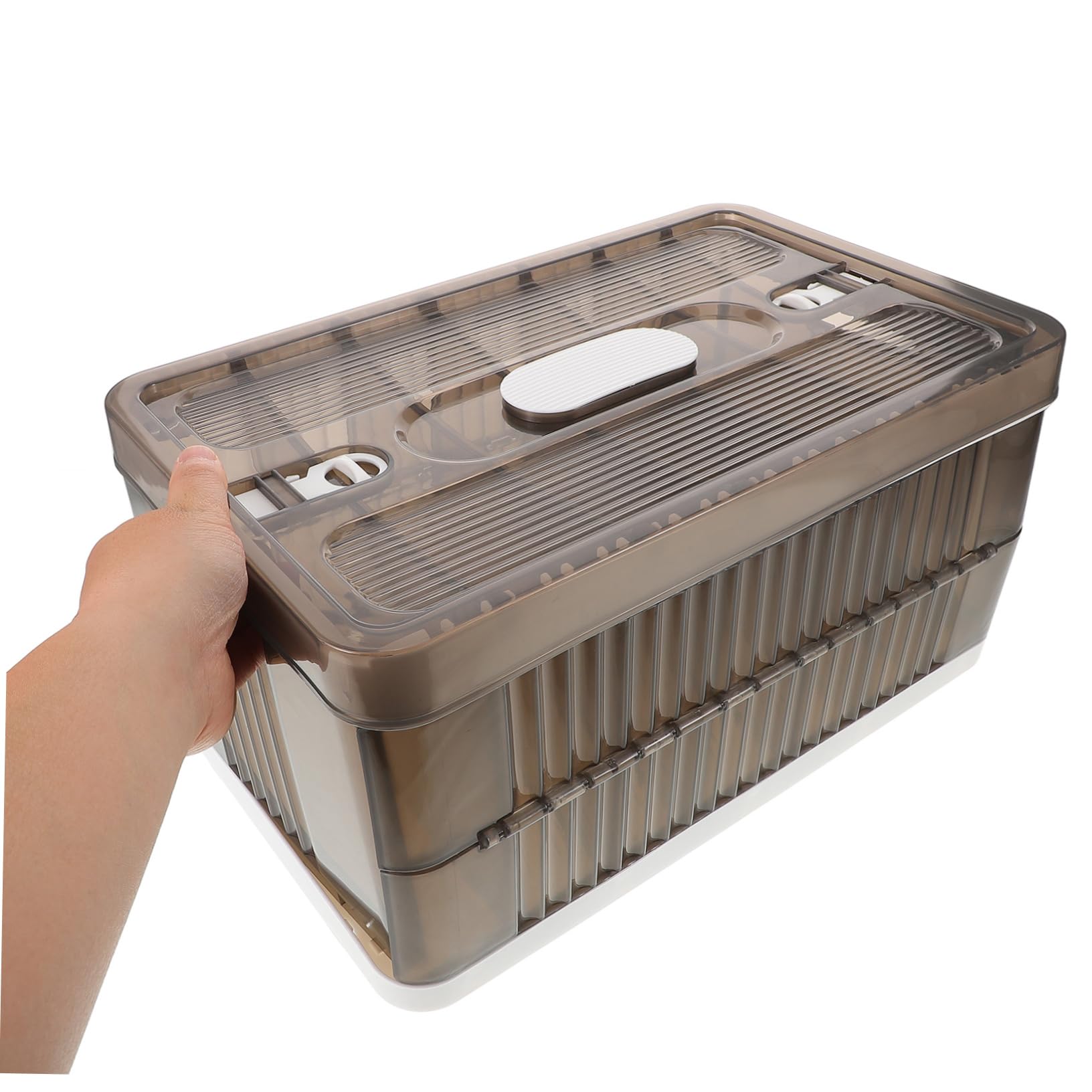 CHILDWEET Großes Fassungsvermögen 7 Fächer Kleiderbox Mit Deckel Kunststoff