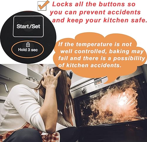 Miniatura 4 de Interruptor de membrana de rango DG34-00020A Touchpad compatible con hornos Samsung Electric Ranges, reemplaza AP5623392, PS4240764, para