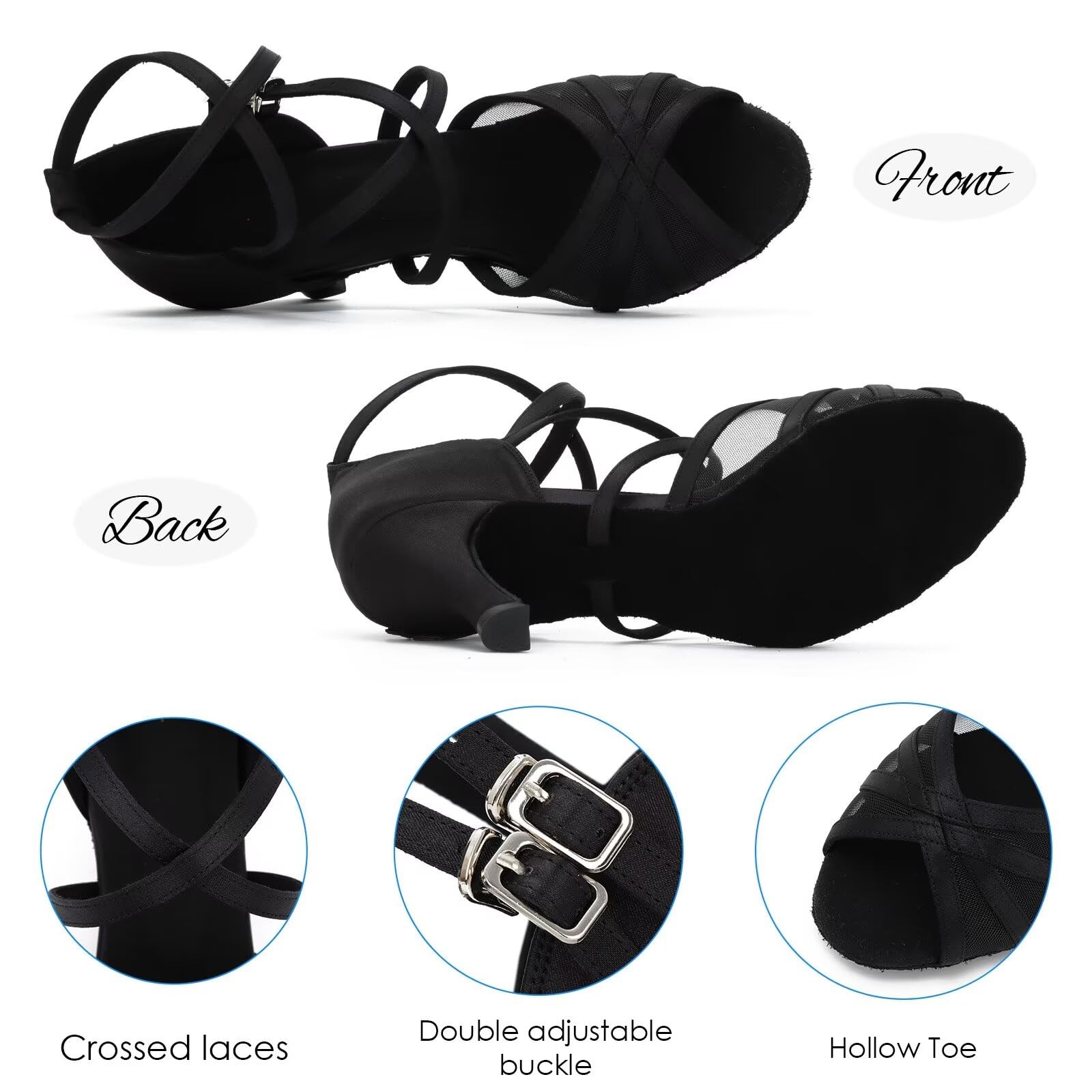 Buty do tańca dla kobiet latynoskie balowe buty ślubne siatkowe ślubne ślubne formalne buty do tańca