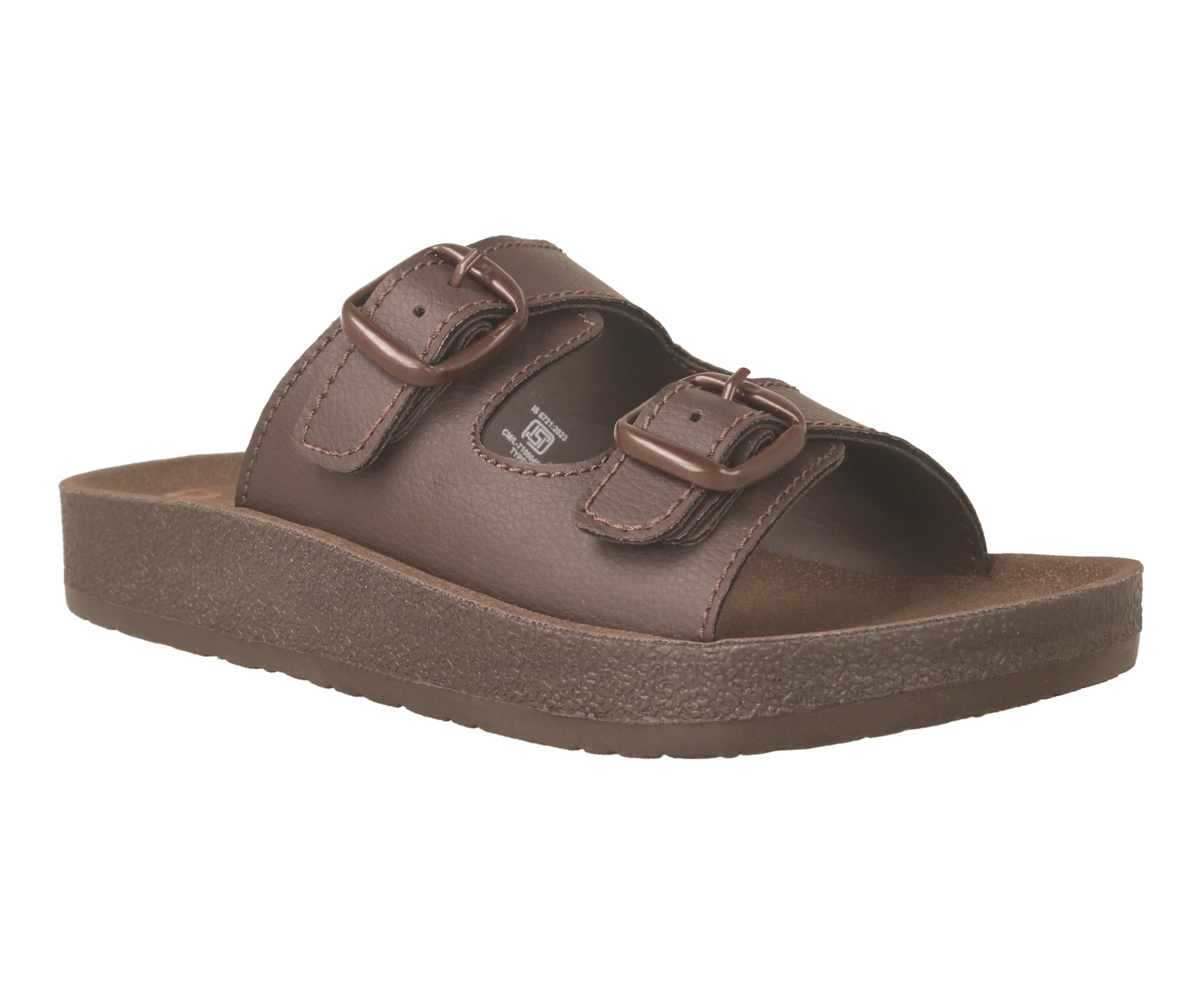 Comfy Flat Slippers for Women| Soft Insole for all day comfort | Adjustable Dual Buckle | Water Resistant | Anti Skid & Lightweight Slip-On Flats for Girls | Ideal for Everyday wear-image-45