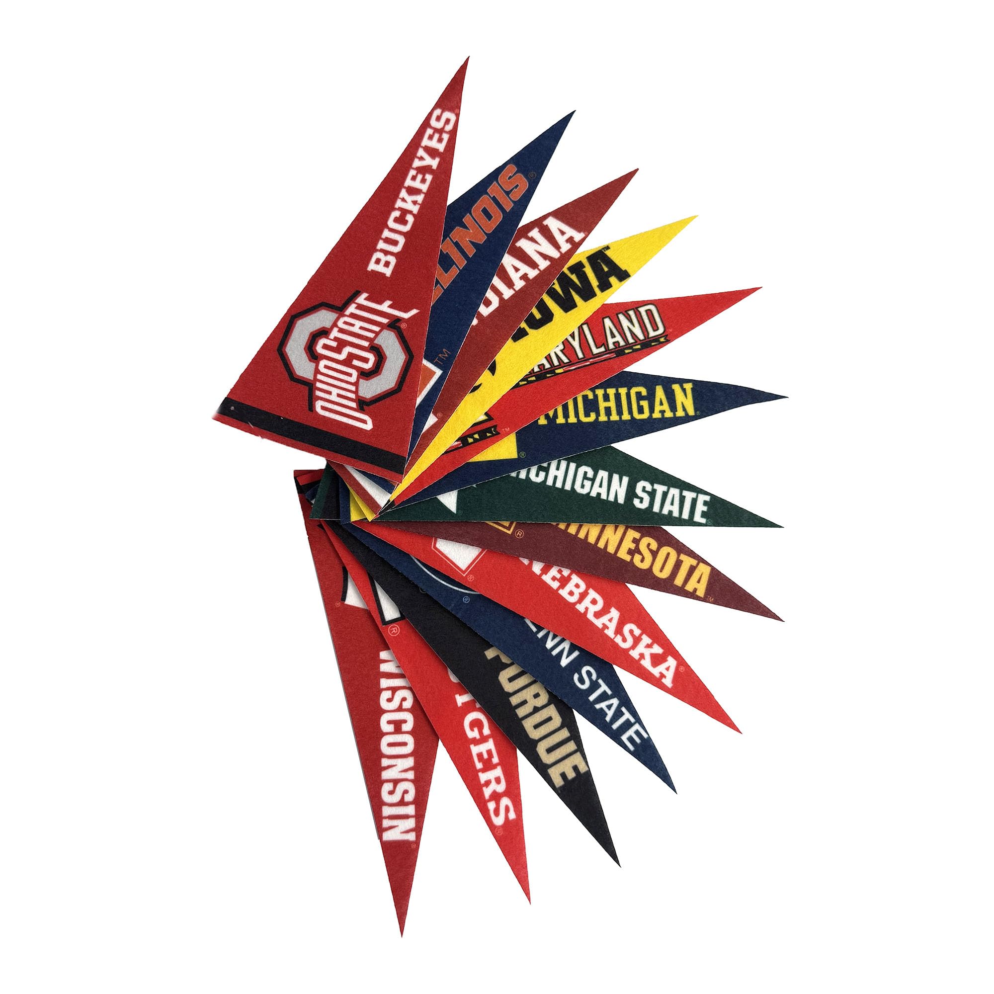 Ohio State Pennant Official Pennant Set Of Big Ten College Teams
