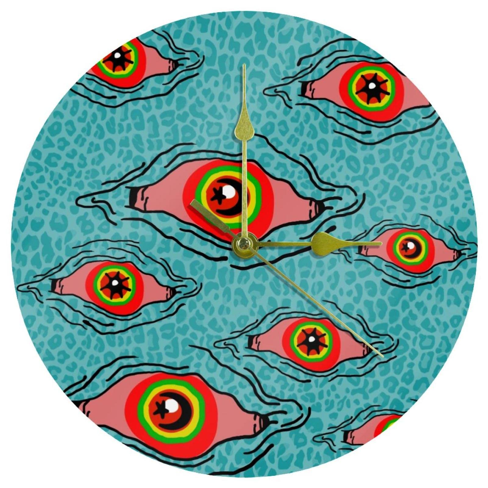 Horloge murale acrylique 24 cm design moderne finitions épurées
