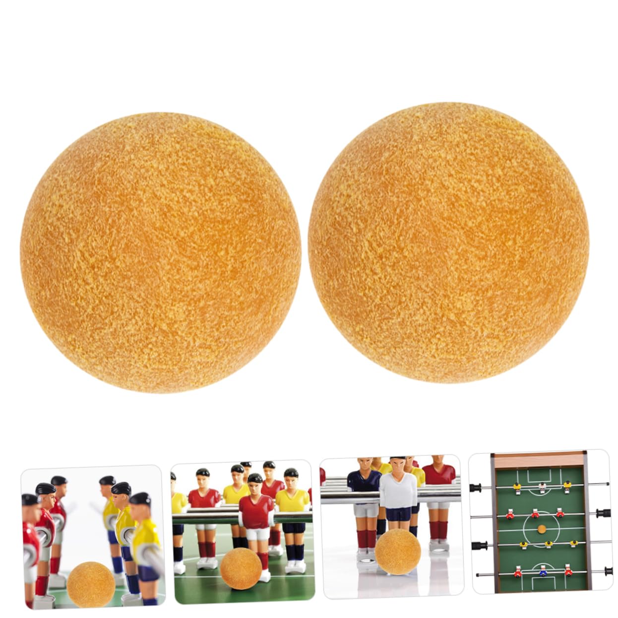 Alasum 30piezas Bolas De Futbolín Amarillas para Mesa Accesorios De Repuesto para Futbolines para Adultos Hogar y Tiendas