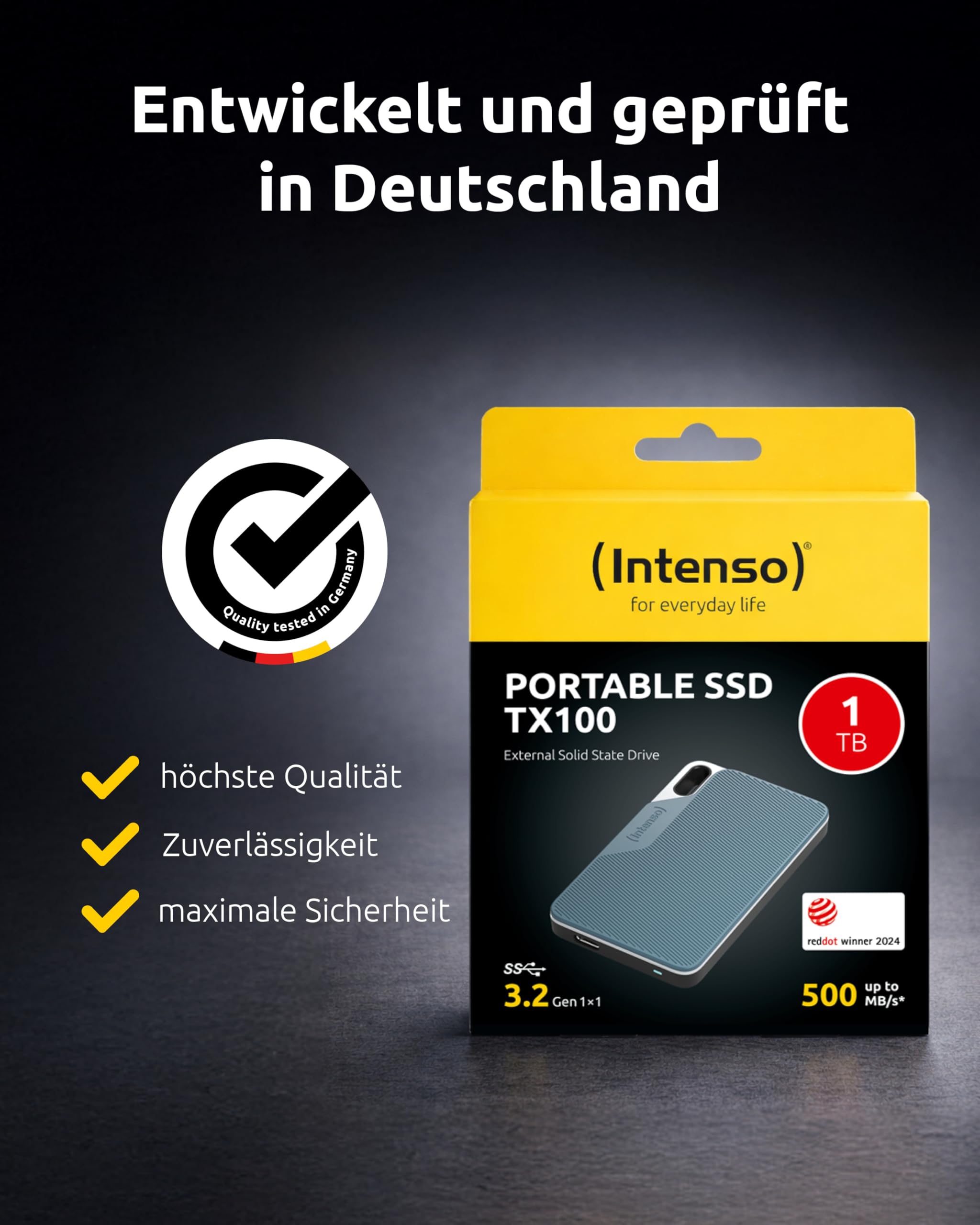 Intenso Externe SSD TX100 – USBen 1x1 (5 Gbps) 1 TB – Bild 8