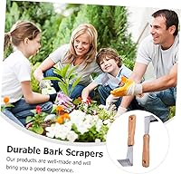 Vista 3 de GANAZONO Herramientas de afeitado de jardinería, 2 piezas manual de grietas, herramienta de deshierbe para grietas, mango de haya, herramienta