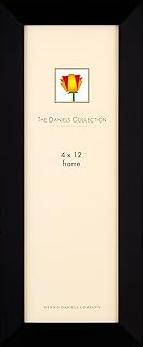 Dennis Daniels Gallery Woods Panoramic Picture Frame, 4 x 12 Inches, Ebony Finish