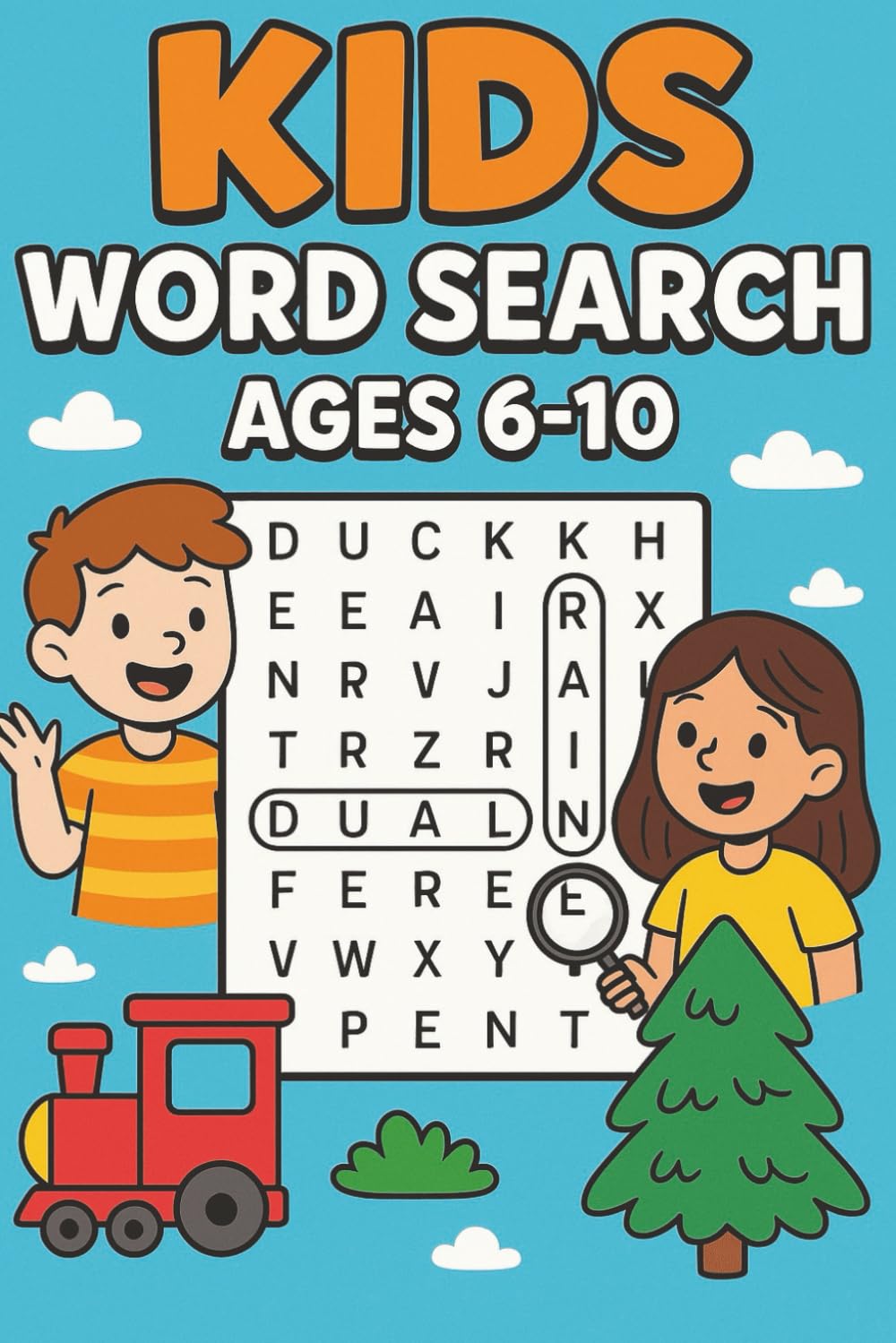 Kids Word Search Ages 6-10: Ages 6-10. 60 Puzzles with for Learning and Fun – Boost Vocabulary and Discovery mazes included