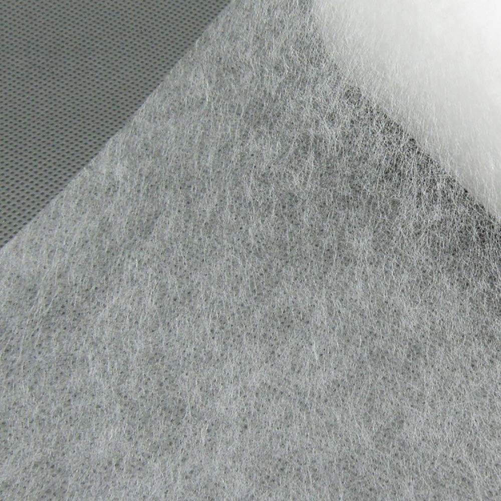 Vliesstoff-Bügelvlies, Doppelt klebender, abwaschbarer Vlies-Einlagestoff, 110 cm Breite x 2 Yards, Weiß