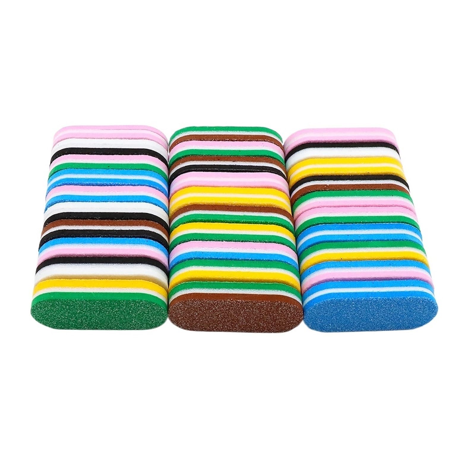 250 500 1000 Stück Nagelpufferfeilen Block Polieren Schleifblöcke Pediküre Pflege Nägel Professionelle Maniküre(500pcs)