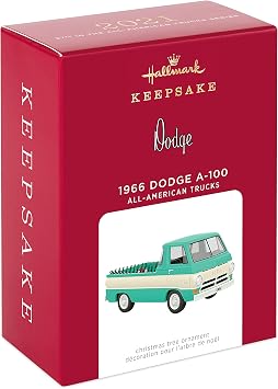 Hallmark Keepsake Christmas Ornament 2021, 1966 Dodge A-100 All-American Trucks, Metal
