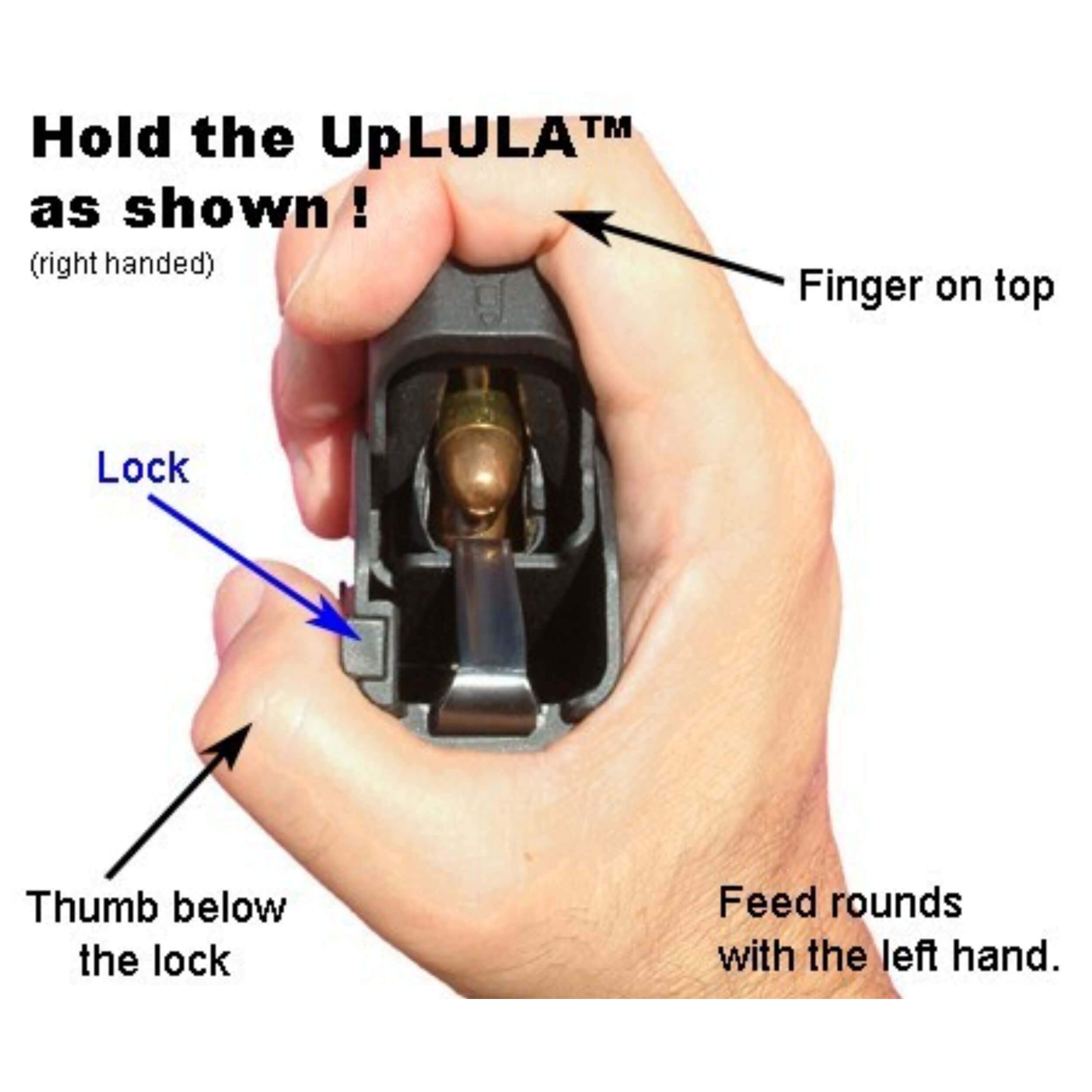 maglula 9 mm to .45ACP universal Pistol Magazine Loader – Dark Green UP60DG