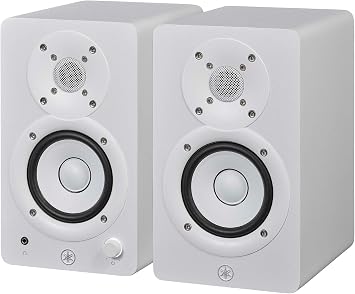 Yamaha HS3W Powered Studio Monitor Speaker Pair Compact White