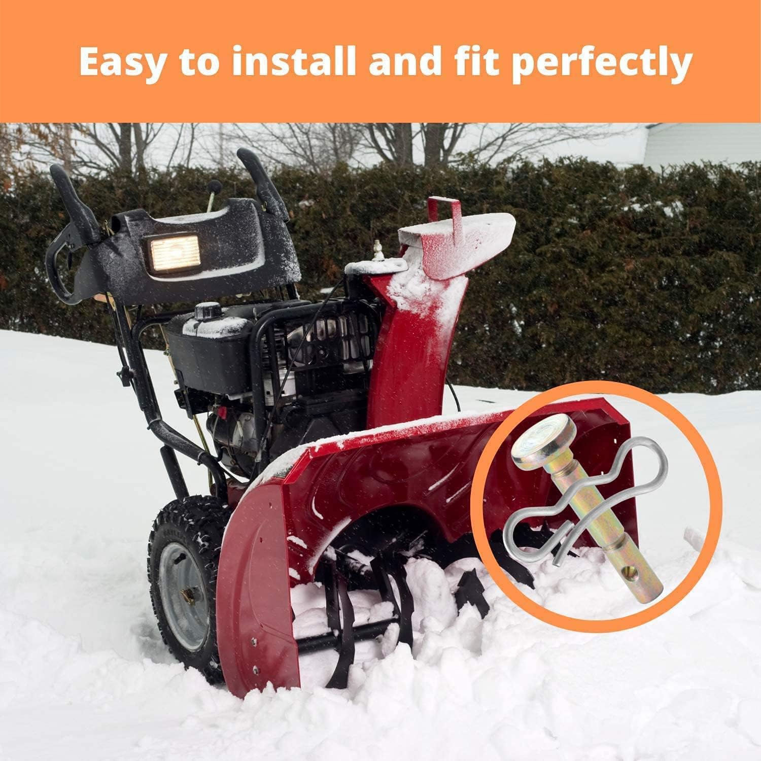 review Wilsnsun 10 Pack 738-04124 and 714-04040 Shear Pin Kit for MTD Cub Cadet Troy Bilt Snow Throwers