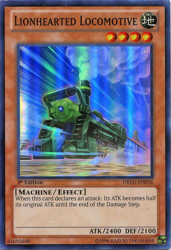 YU-GI-OH! - Lionhearted Locomotive (DRLG-EN036) - Dragons of Legend - 1st Edition