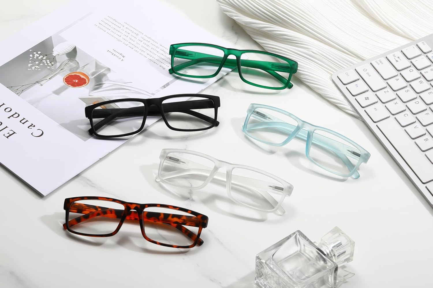 Viseng Reading Glasses for Women Blue Light Readers for men Computer Eyeglasses for All Day Comfort - Image 5