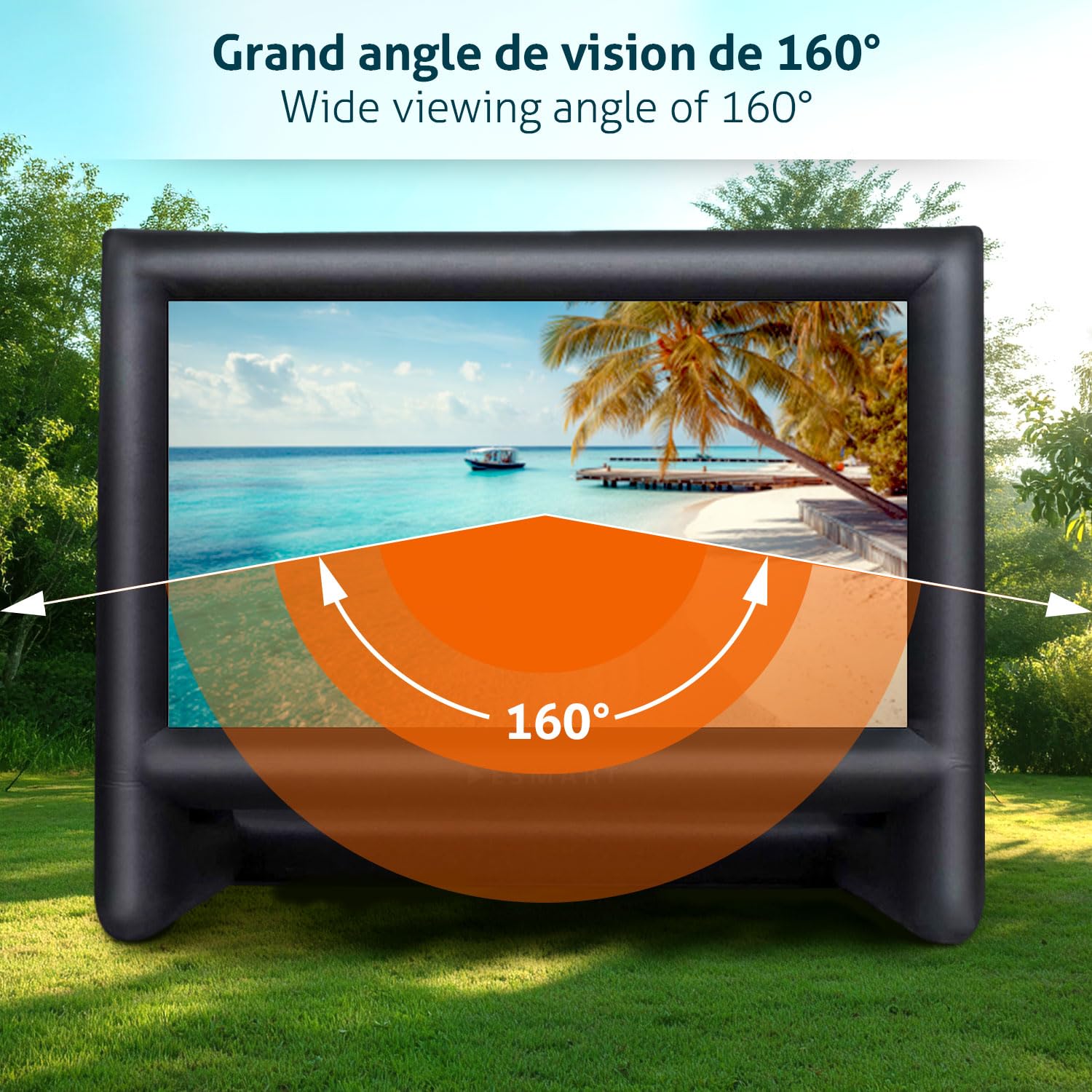 ESMART Public AIR 14 Écran Gonflable 323 cm (247 x 137cm 16:9)