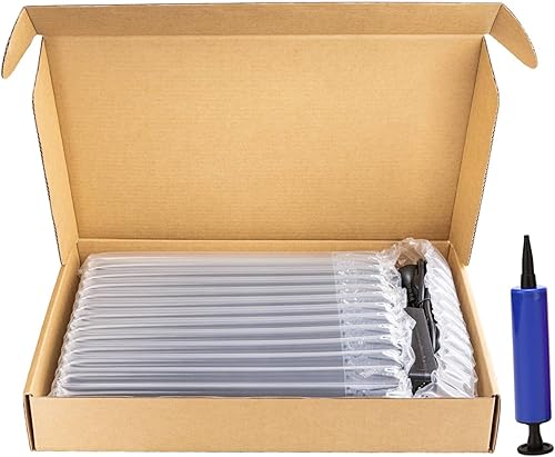 BZQZDAI Cajas de envío para laptop, paquete de 50 unidades + bolsas protectoras inflables para laptop, paquete de 50 unidades con 1 bomba gratuita,