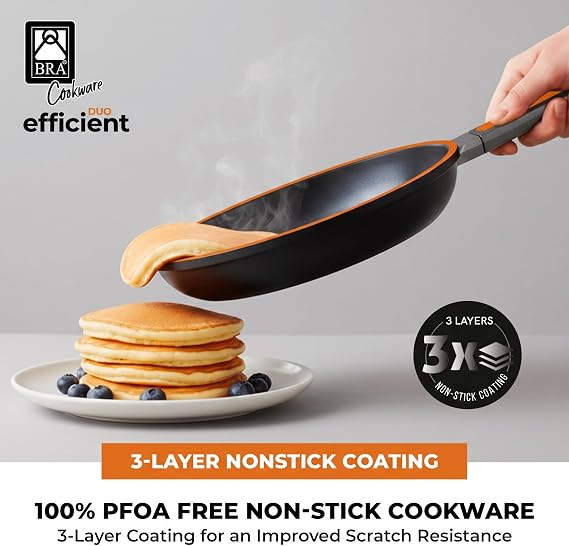 BRA Efficient Duo | Double Potato Omelette Pan 26 cm