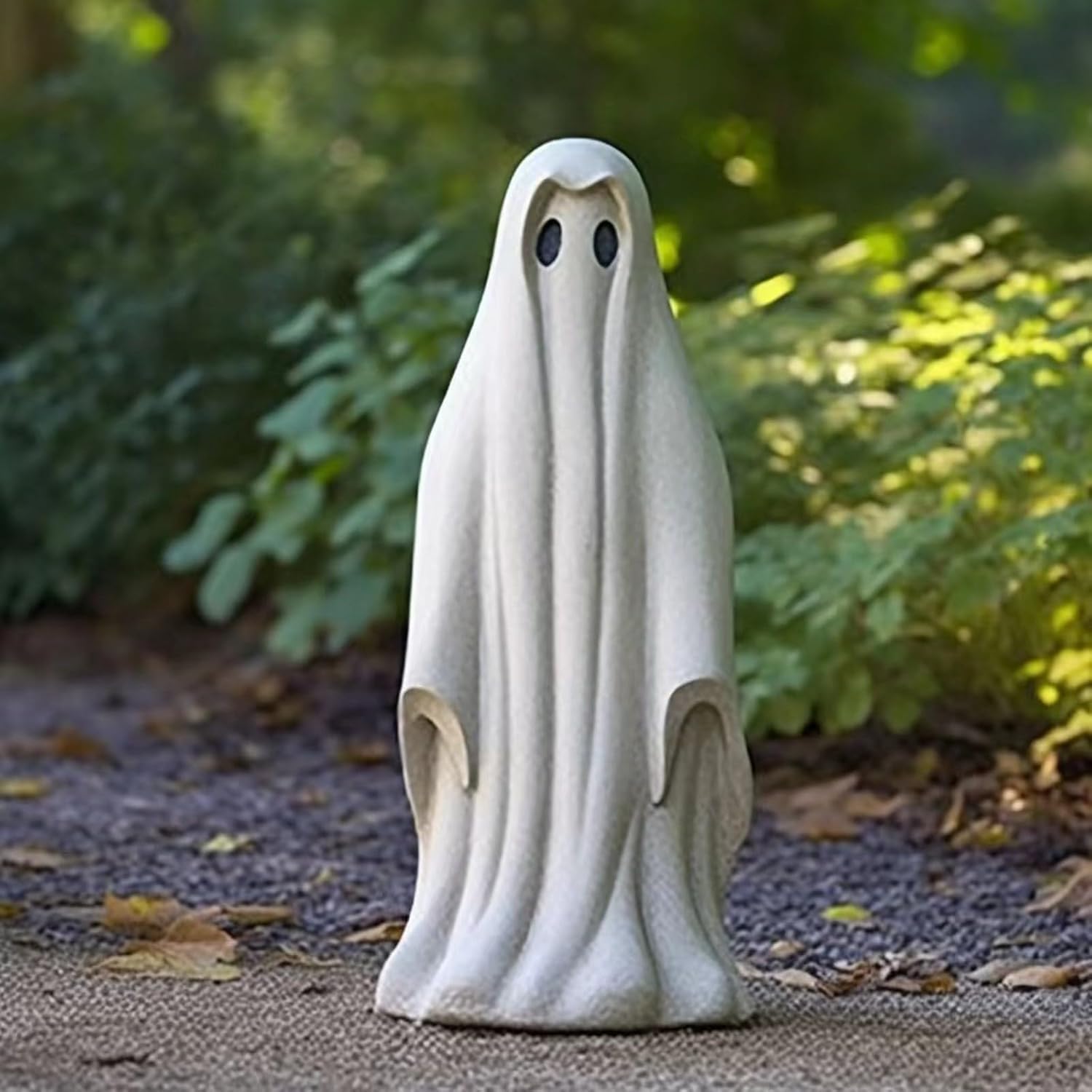 Wtosuhe Halloween Ghost Decor Resin White Ghost Figurines