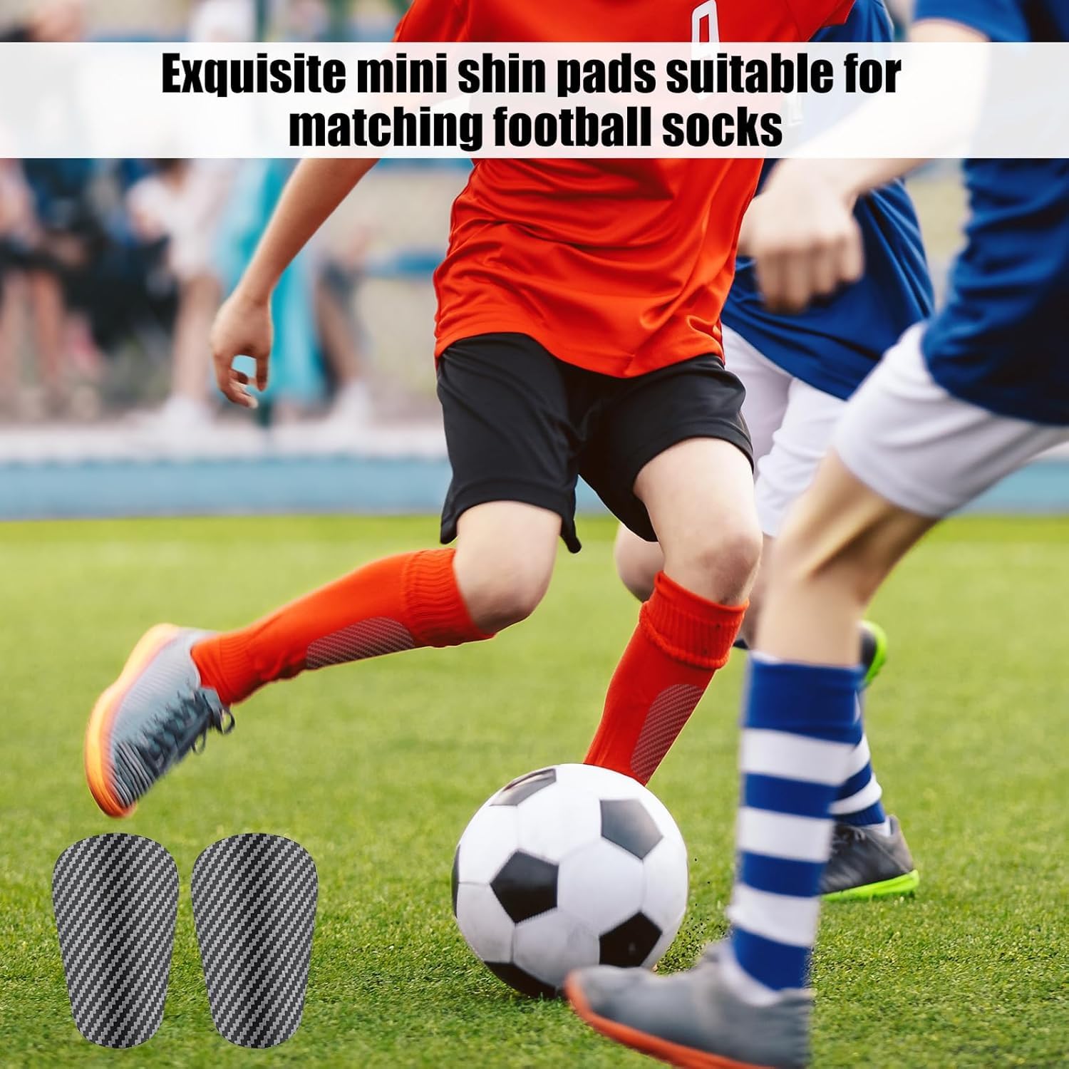 MESIO 2 Piezas Mini Espinilleras de Fútbol, Espinilleras Pequeñas, Espinilleras Ergonómicas, Accesorios de Protección de Fútbol para Las piernas, Espinilleras Niños, Jóvenes y Adultos