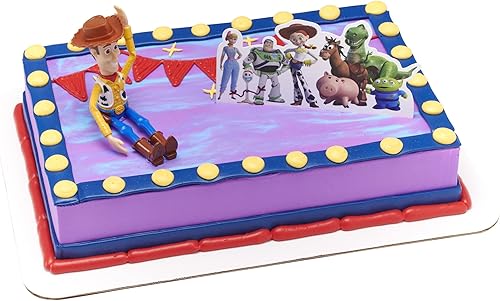Miniatura 5 de DecoSet Disney y Pixar Toy Story 4 Team Toy Story, juego de decoración de 2 piezas para crear pasteles juguetones