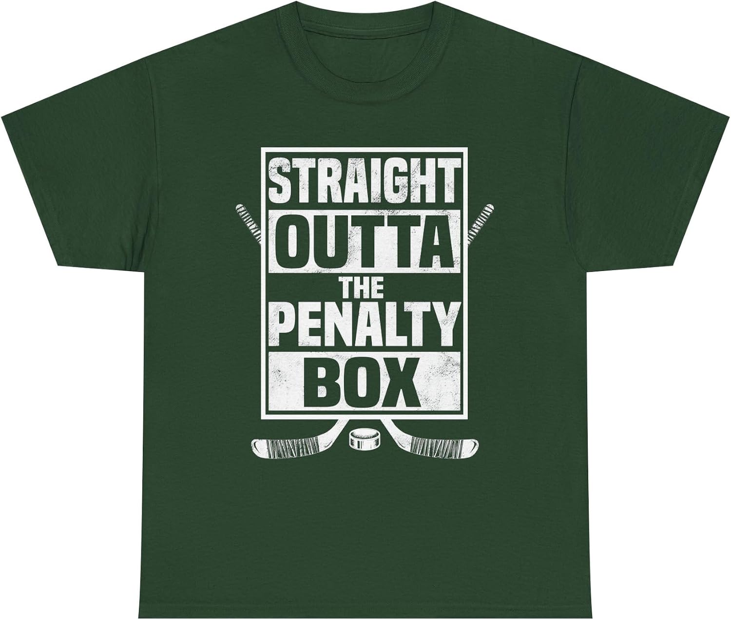 Ice Hockey Player Gift Straight Outta The Penalty Box Tshirt for Boys Unisex Hockey Shirts for Men Women Gifts for Hockey Fan