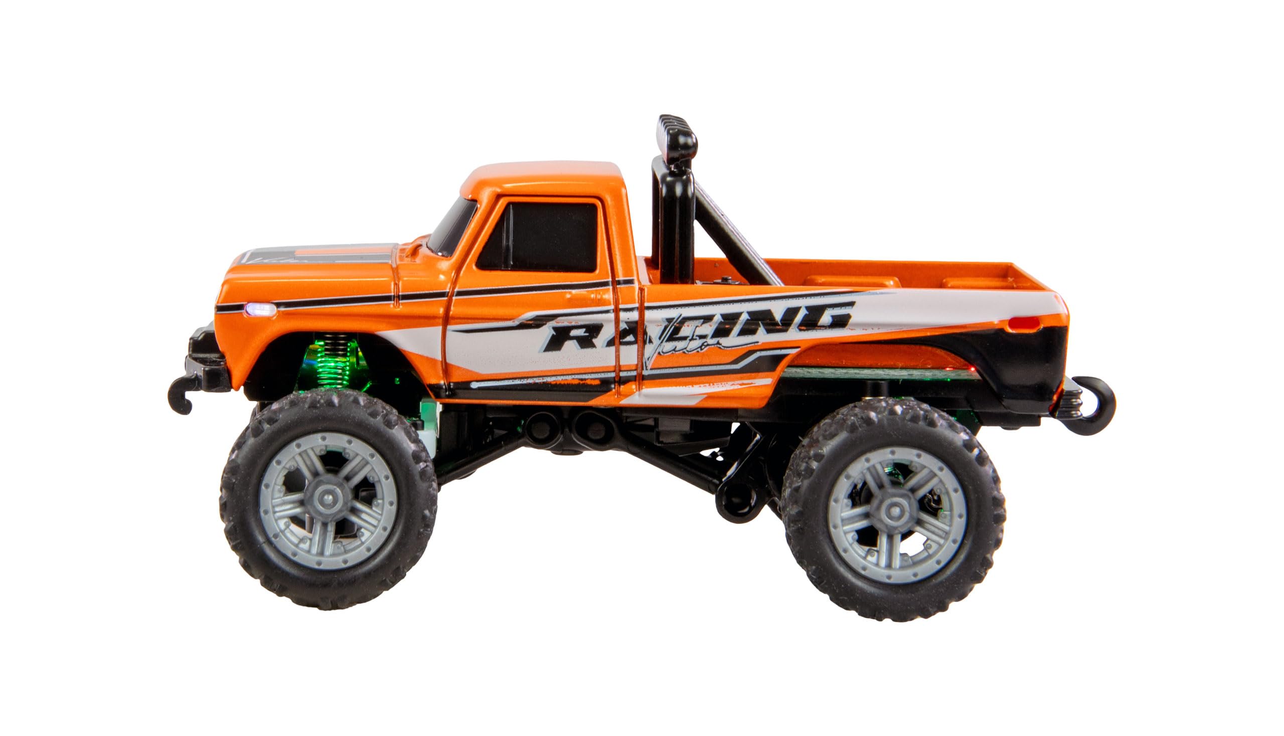 Amewi RC Monster Truck Die Cast 1:64 RTR Orange, pilot zdalnego sterowania w formacie karty