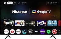 Vista 1 de Hisense - Televisión Smart 50A6H serie A6, de 50 pulgadas, con resolución 4K UHD, con Google TV, compatible con Alexa, Dolby Vision HDR, DTS Virtual
