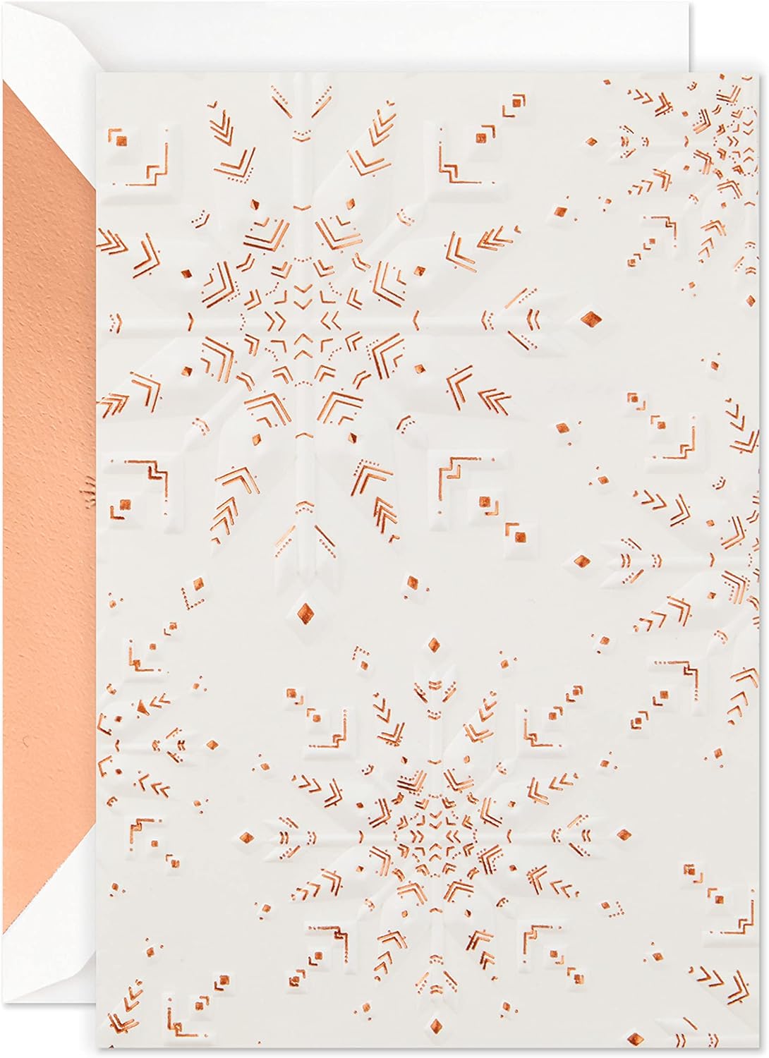 Hallmark Signature Boxed Holiday Cards, Embossed Snowflake (12 Cards with Envelopes)