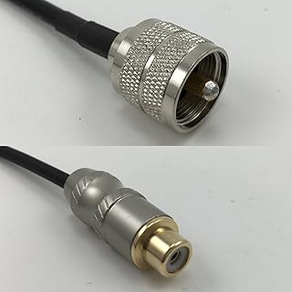 3 feet RG188 PL259 UHF Male to RCA FEMALE Pigtail Jumper RF coaxial cable 50ohm Quick USA Shipping