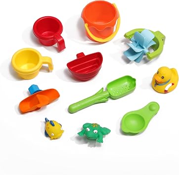 Step2 Double Showers Water Table with 11-pieces accessory set | Water Play, Activity Table | For the garden