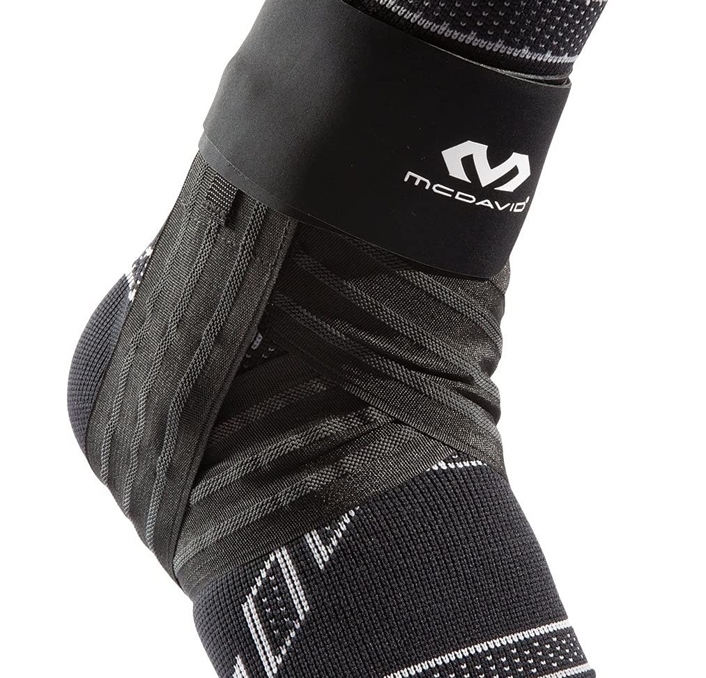 McDavid Elite Engineered Elastic Ankle Brace with Figure 6 Strap & Stays
